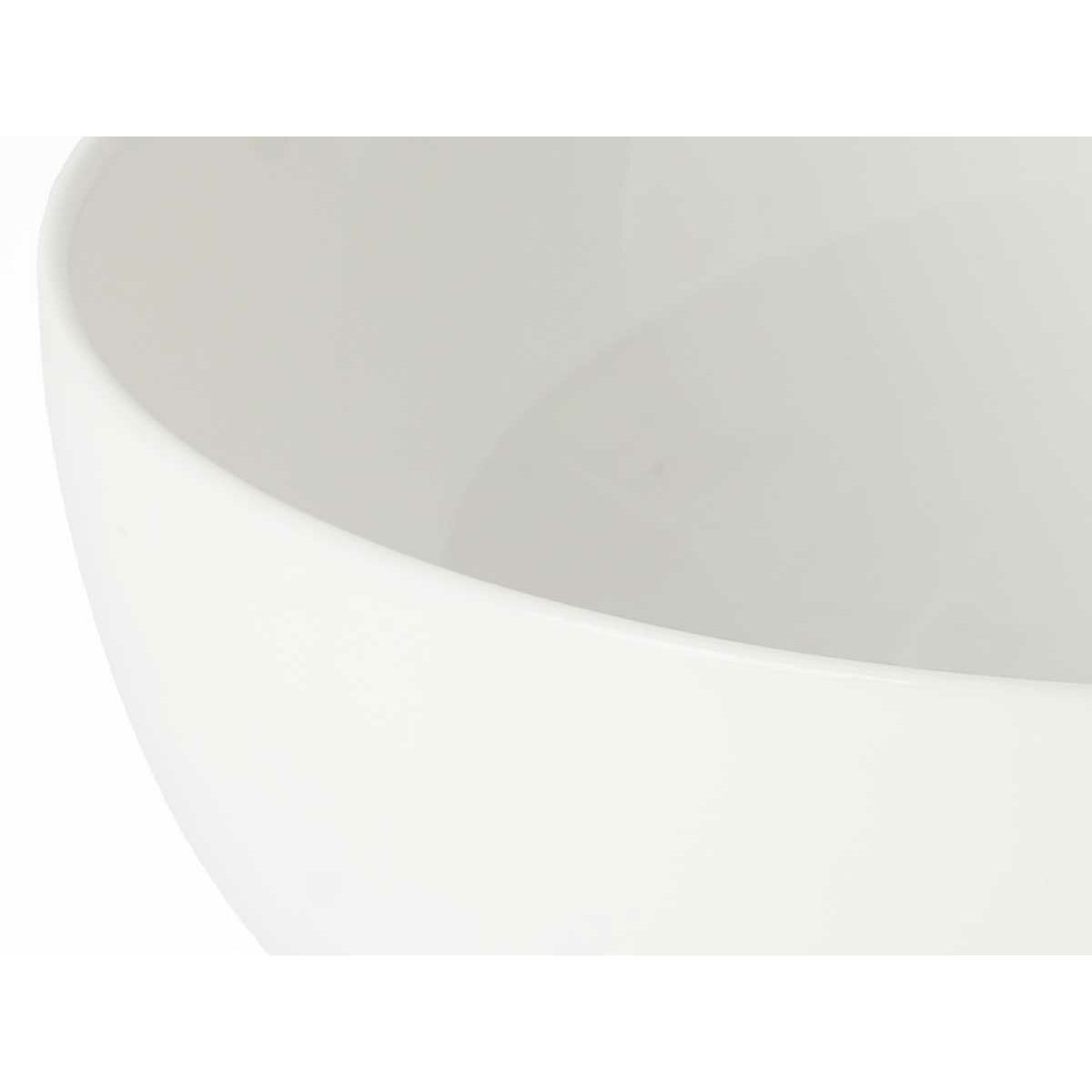 Fuente de Cocina Vivalto Blanco Vidrio opalino 18 x 7 x 18 cm (24 Unidades)