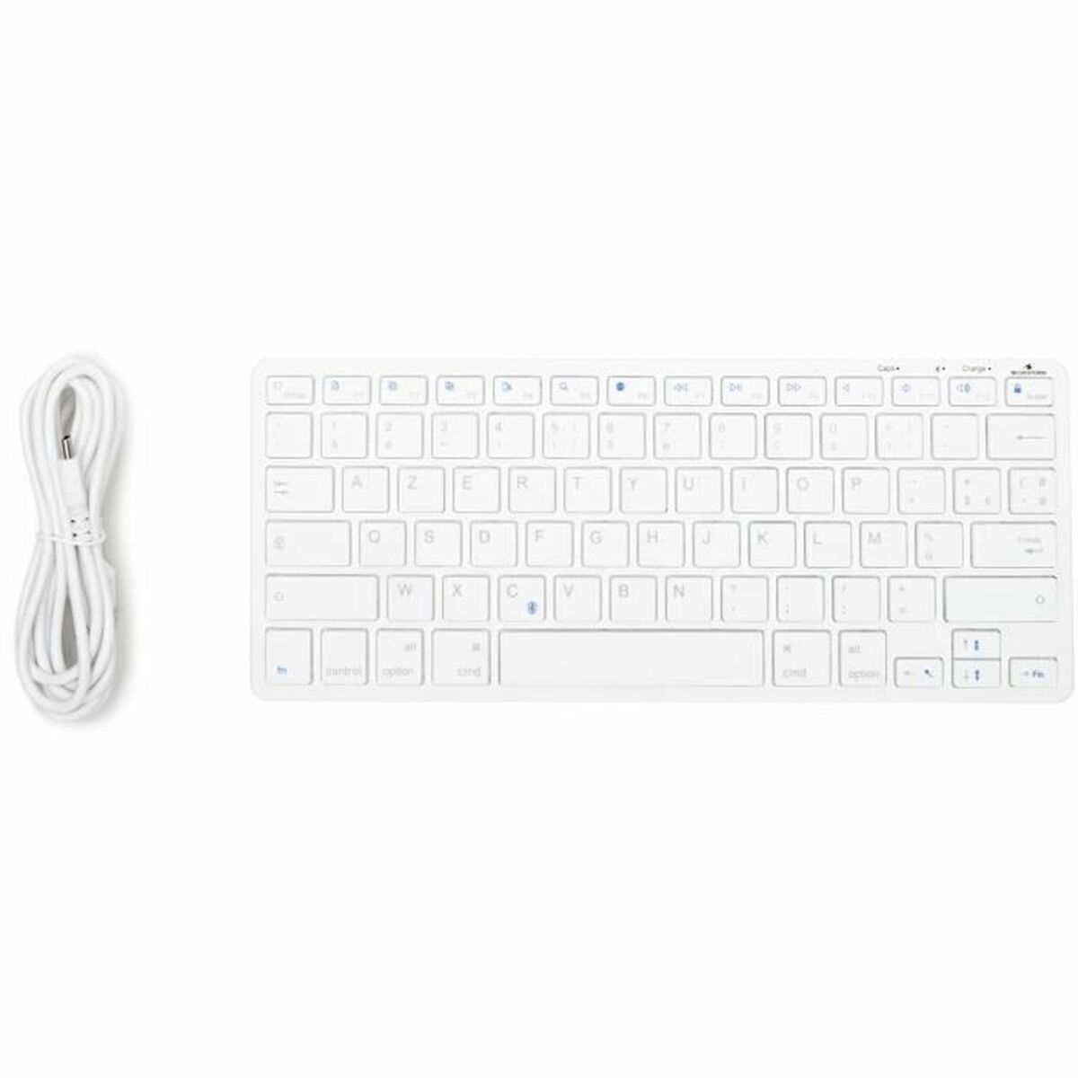 Teclado Bluestork Azerty Francés Blanco