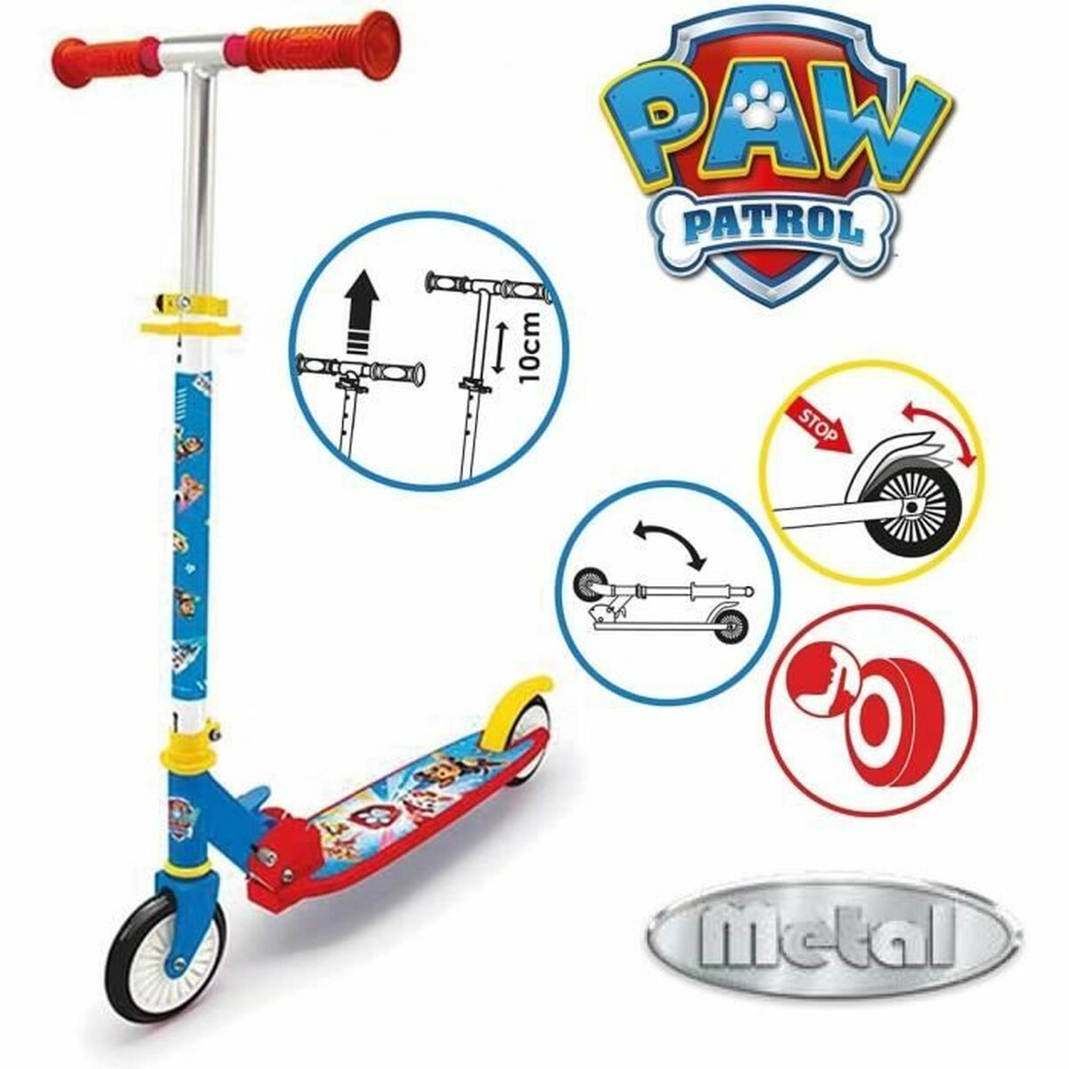 Patinete Smoby Paw Patrol