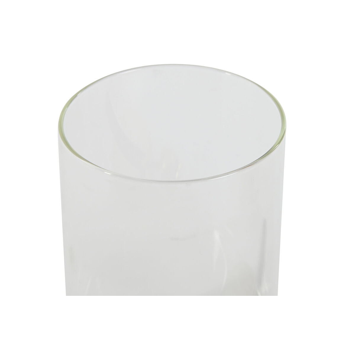 Set de 2 Botes Home ESPRIT Dorado Natural Bambú Vidrio de Borosilicato 24 x 12 x 18,5 cm