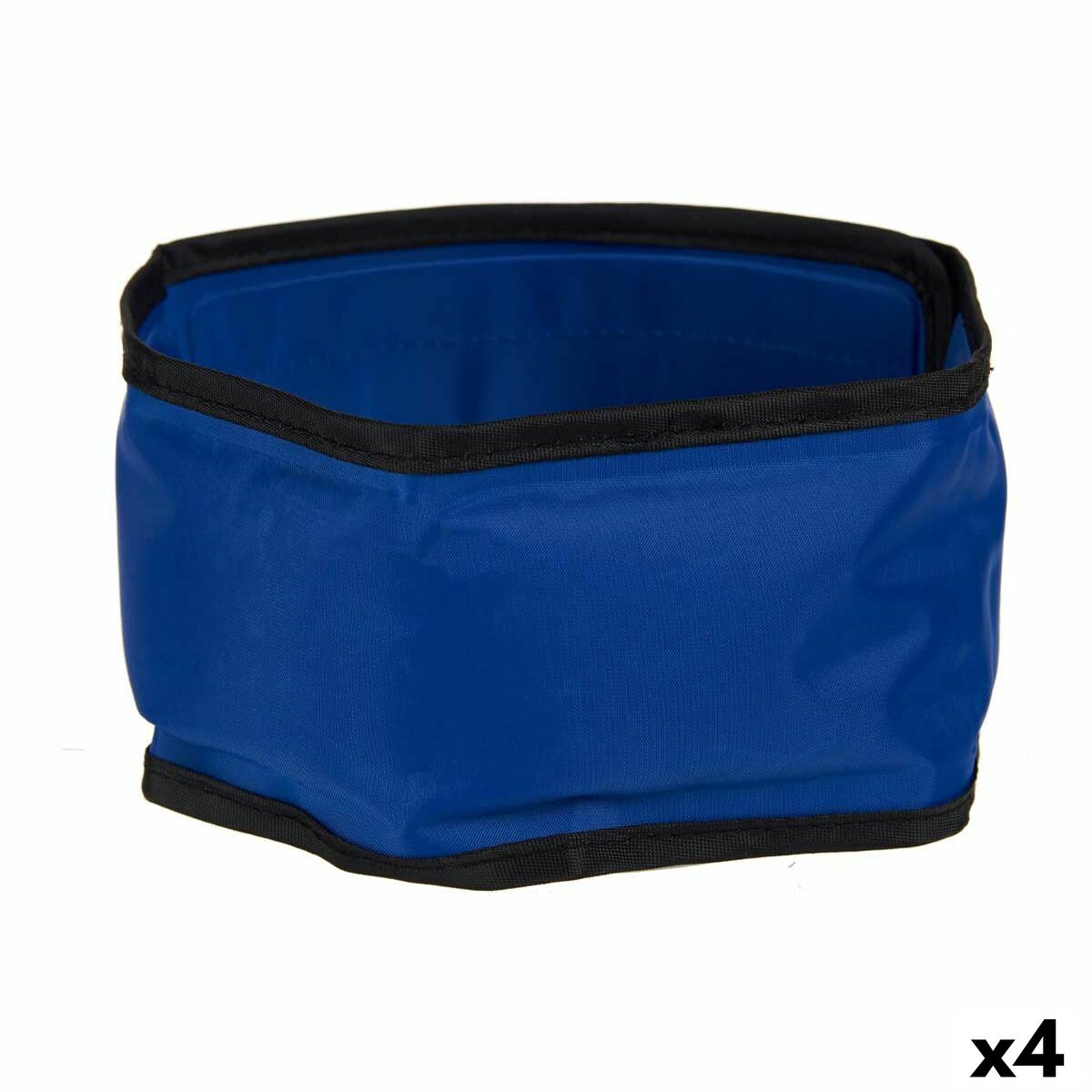 Collar para Perro Mascow Azul Negro Poliéster PVC Gel 8 x 1 x 66 cm Refrigerante (4 Unidades)