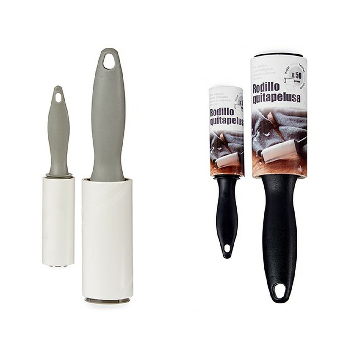 Rodillo Quitapelusas Kinvara 11 x 5,5 x 29,5 cm Set 2 Piezas (24 Unidades)