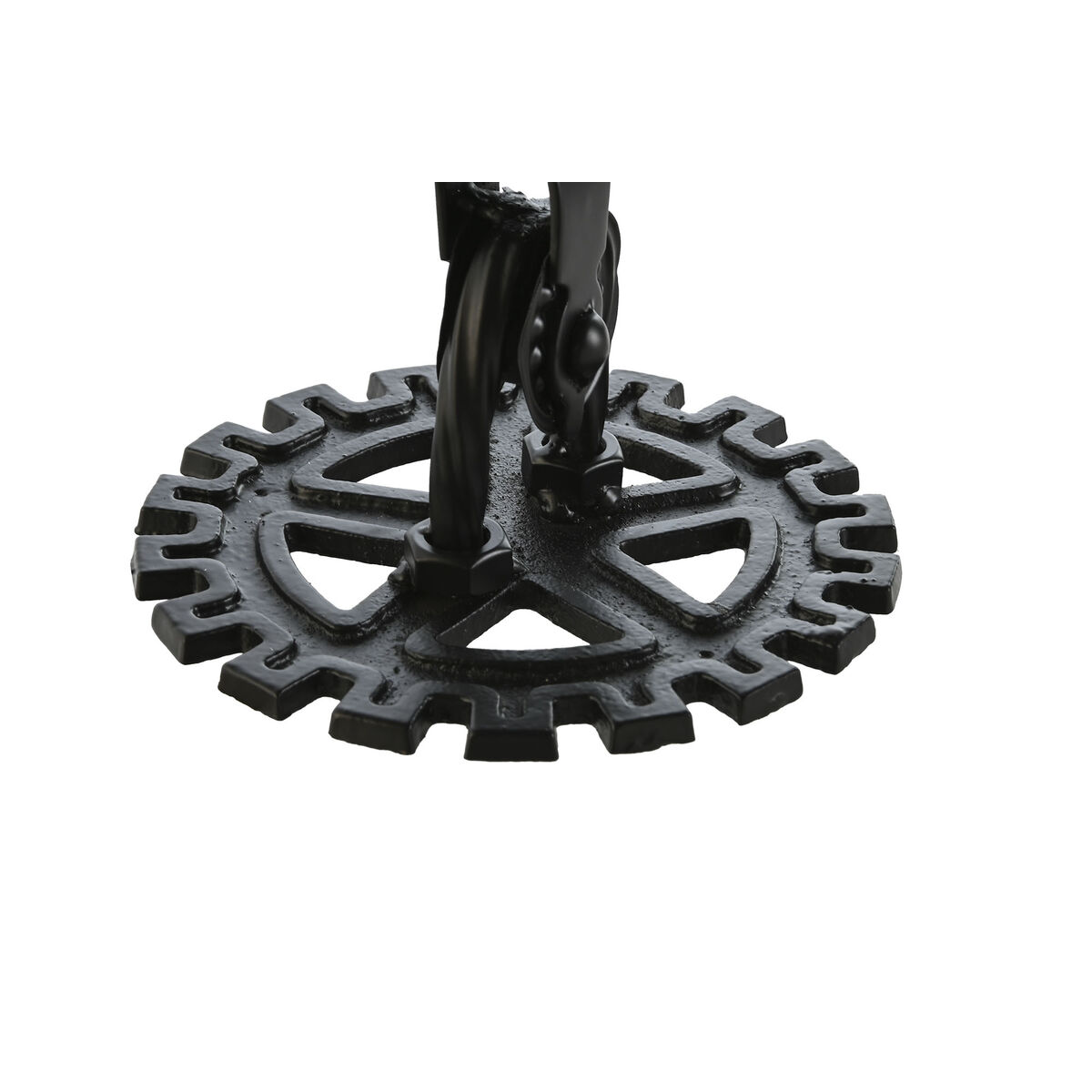 Reloj de Mesa Home ESPRIT Blanco Negro Plateado