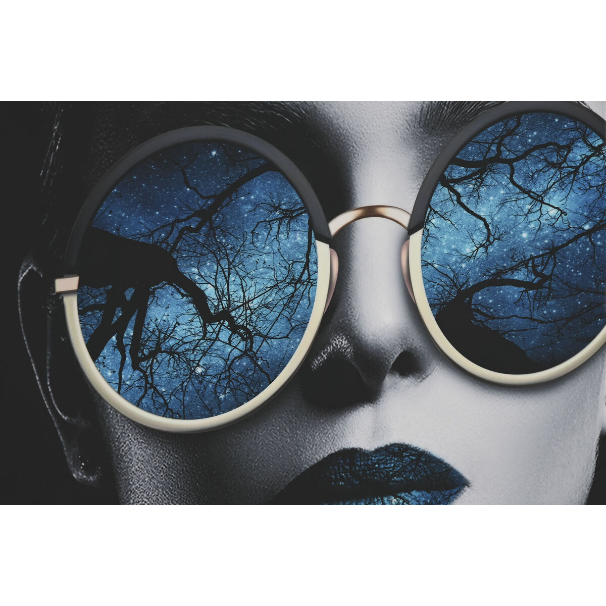 Cuadro Home ESPRIT Aluminio Madera MDF 80 x 3 x 120 cm 80 x 3,5 x 120 cm