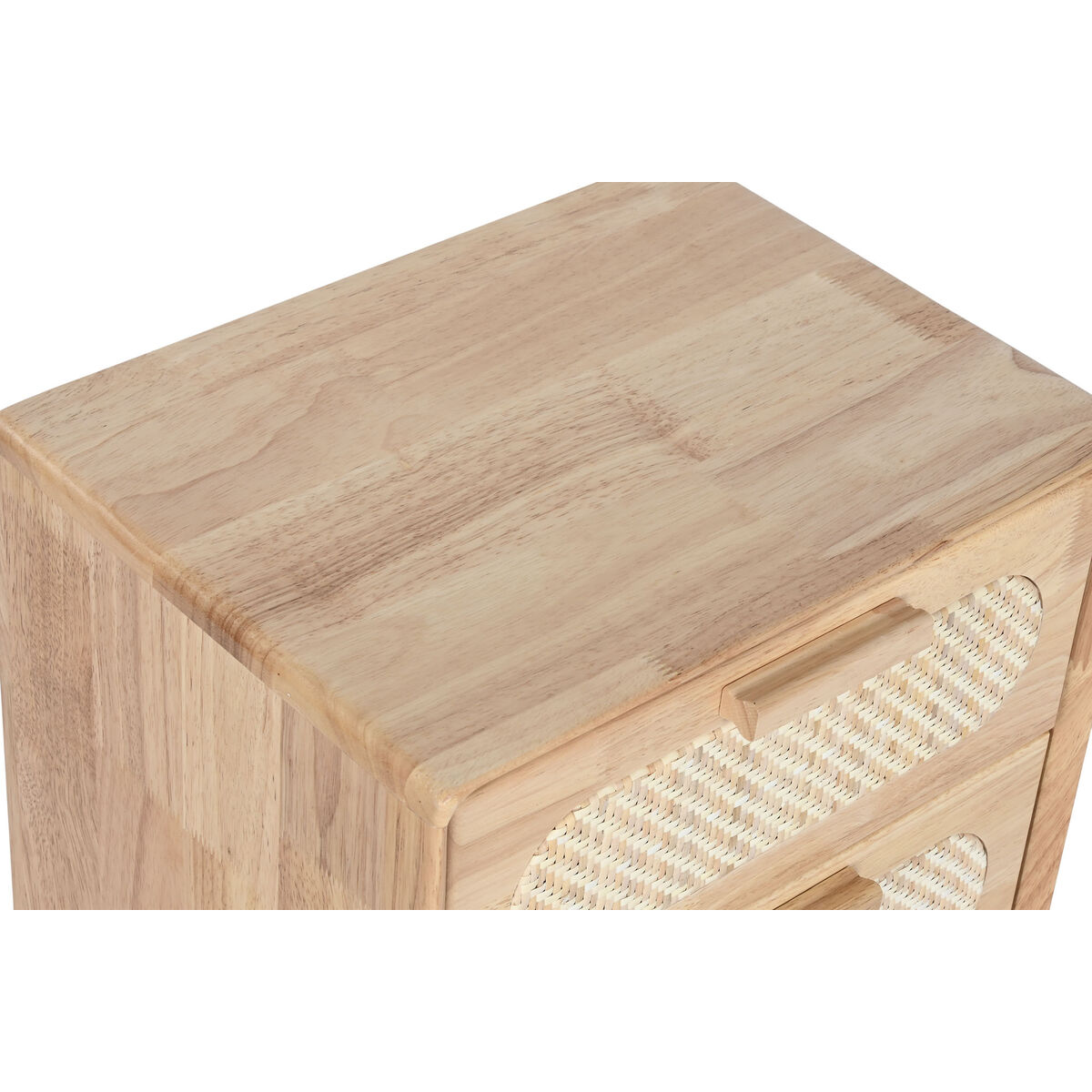 Cajonera Home ESPRIT Natural Metal Madera de caucho 40 x 30 x 63 cm