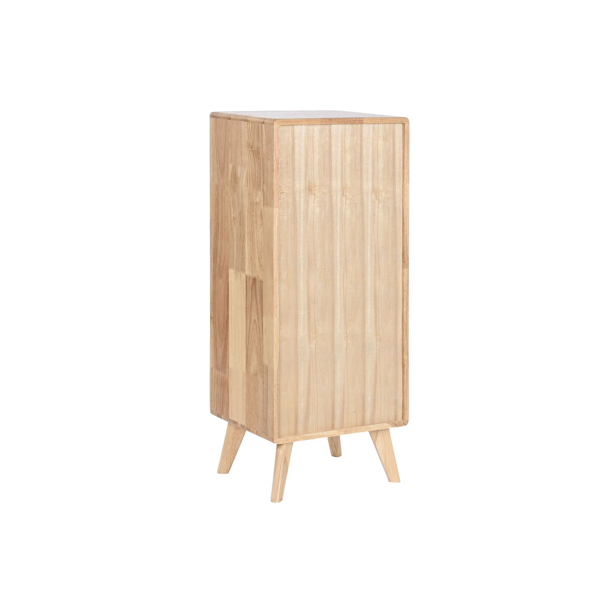 Cajonera Home ESPRIT Natural Metal Madera de caucho 40 x 30 x 78 cm