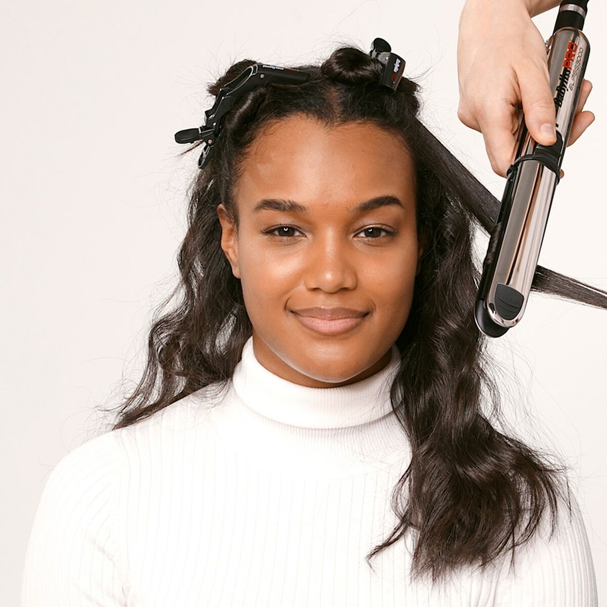 Plancha de Pelo Babyliss BAB3000EPE Negro 55 W