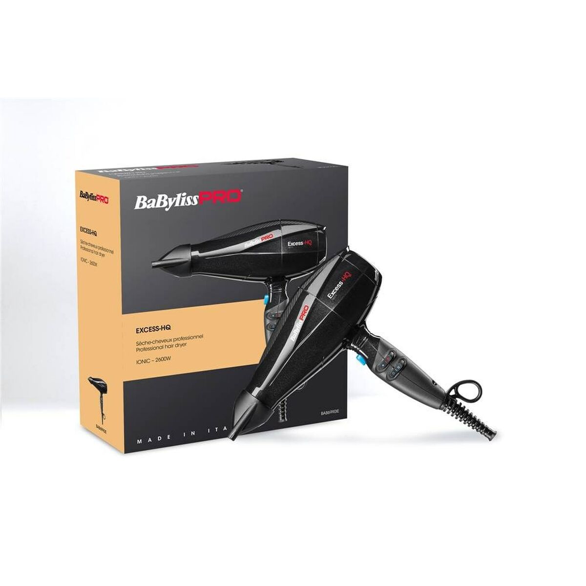 Secador de Pelo Babyliss Excess-HQ Negro 2600 W