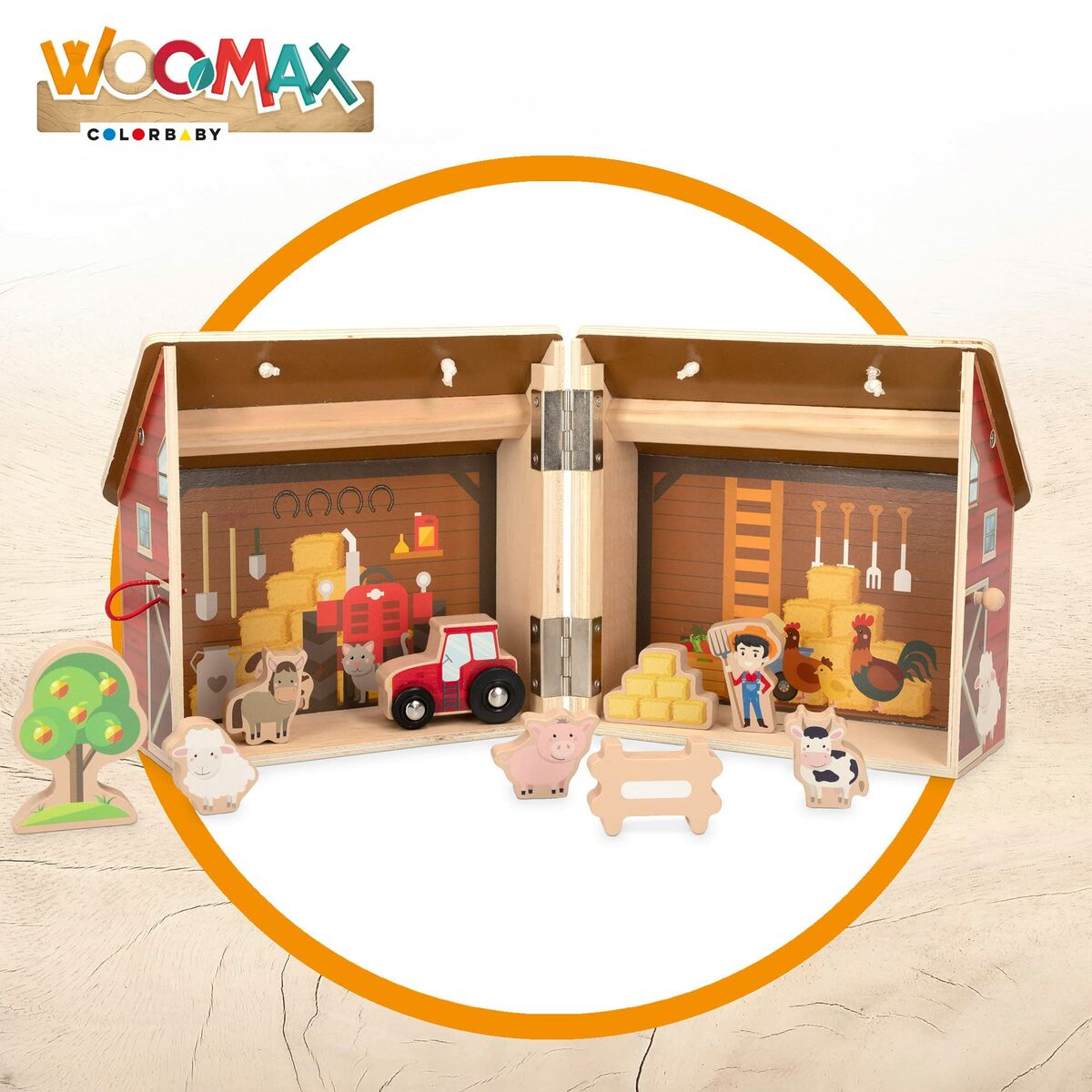 Granja con Animalitos Woomax (10 pcs)