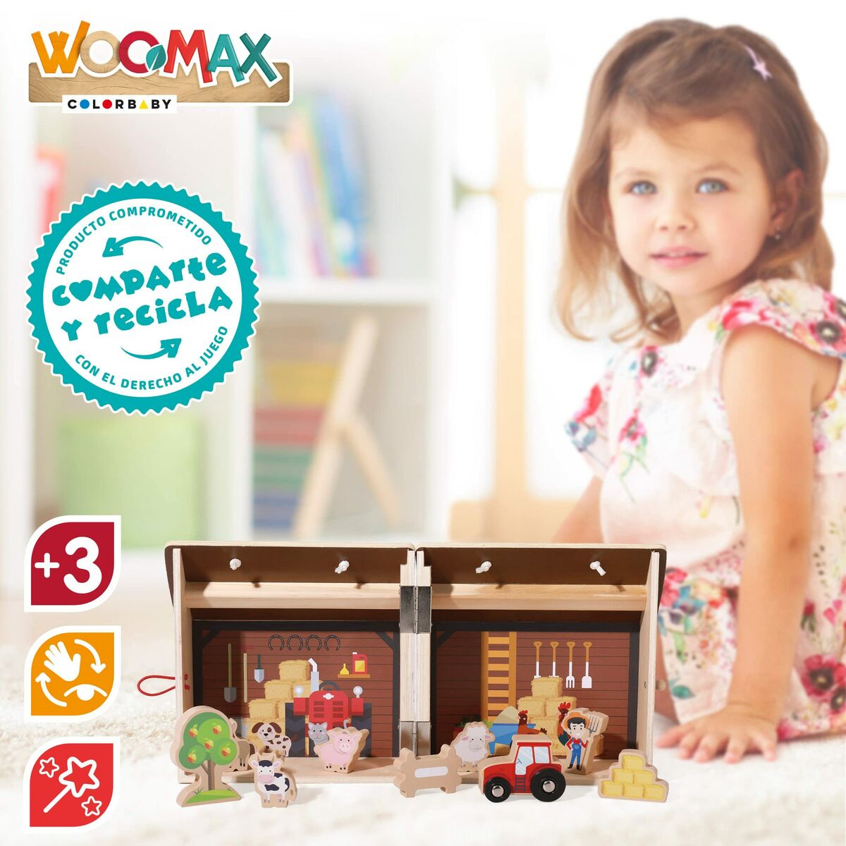 Granja con Animalitos Woomax (10 pcs)