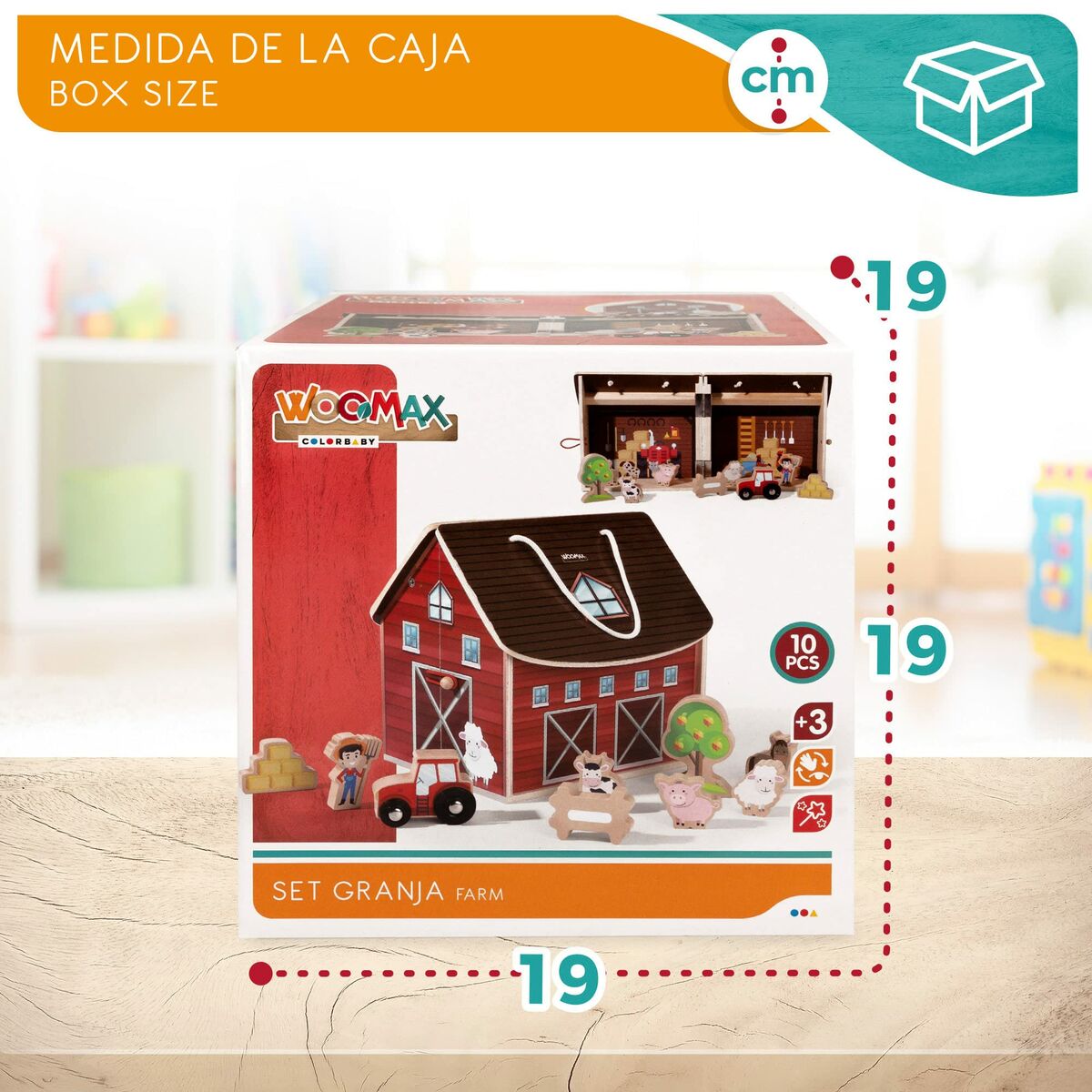 Granja con Animalitos Woomax (10 pcs)