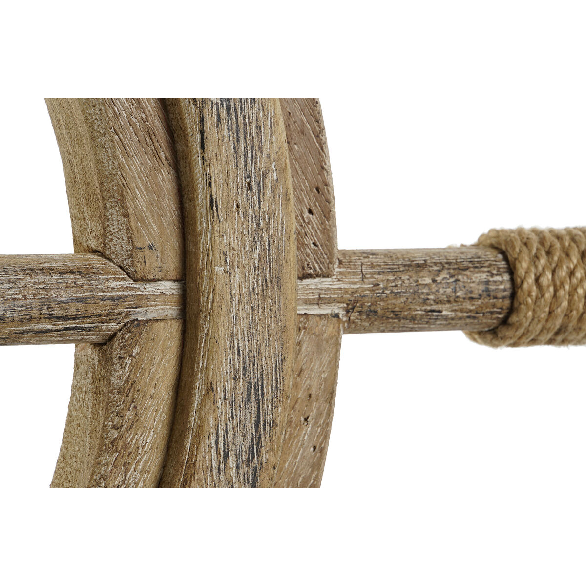 Decoración de Pared Home ESPRIT Natural Timón Acabado envejecido 75 x 4 x 66 cm
