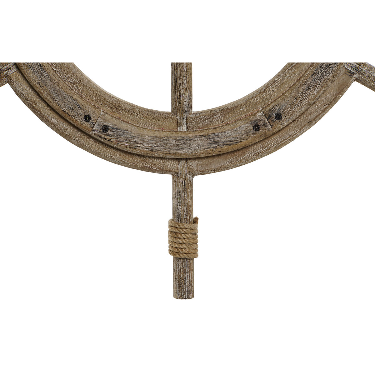 Decoración de Pared Home ESPRIT Natural Timón Acabado envejecido 75 x 4 x 66 cm