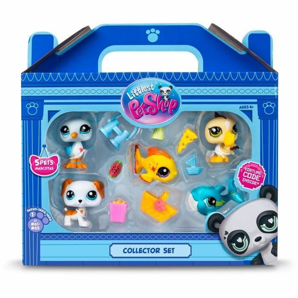Set de Figuras de Animales Bandai Littlest Pet Shop Plástico