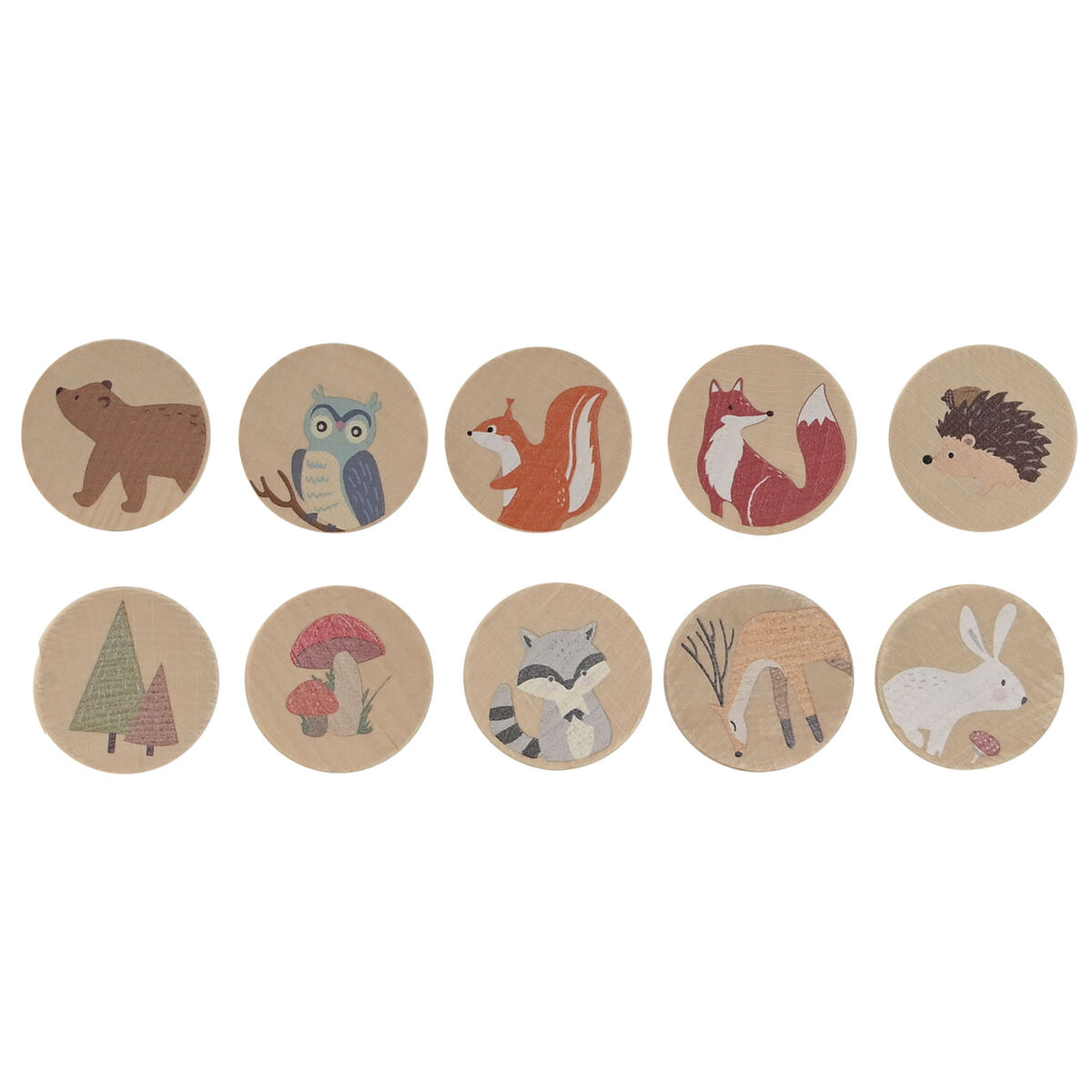 Juego de Memoria Home ESPRIT 19 x 6,5 x 4 cm