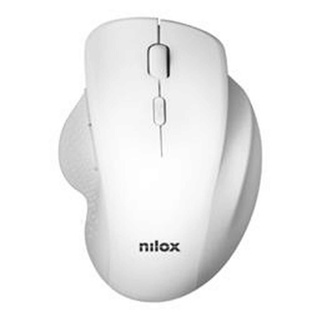 Ratón Ergonómico Óptico Nilox NXMOWI3002 Blanco 3200 DPI
