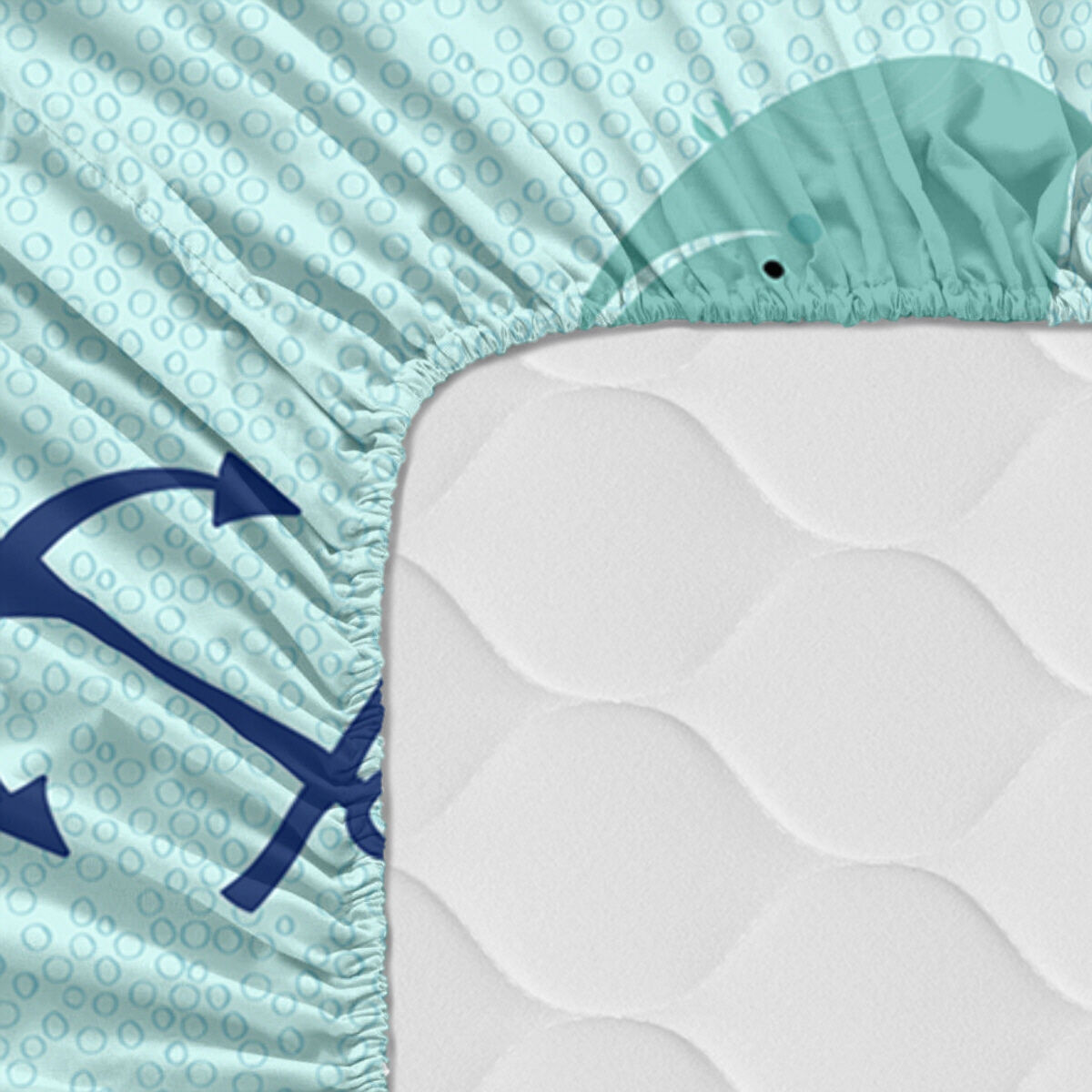 Sábana Bajera HappyFriday MOSHI MOSHI Multicolor 105 x 200 x 32 cm