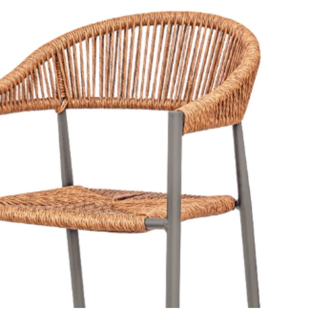 Taburete Neska Blanco Sintético Aluminio 56 x 56,5 x 112 cm