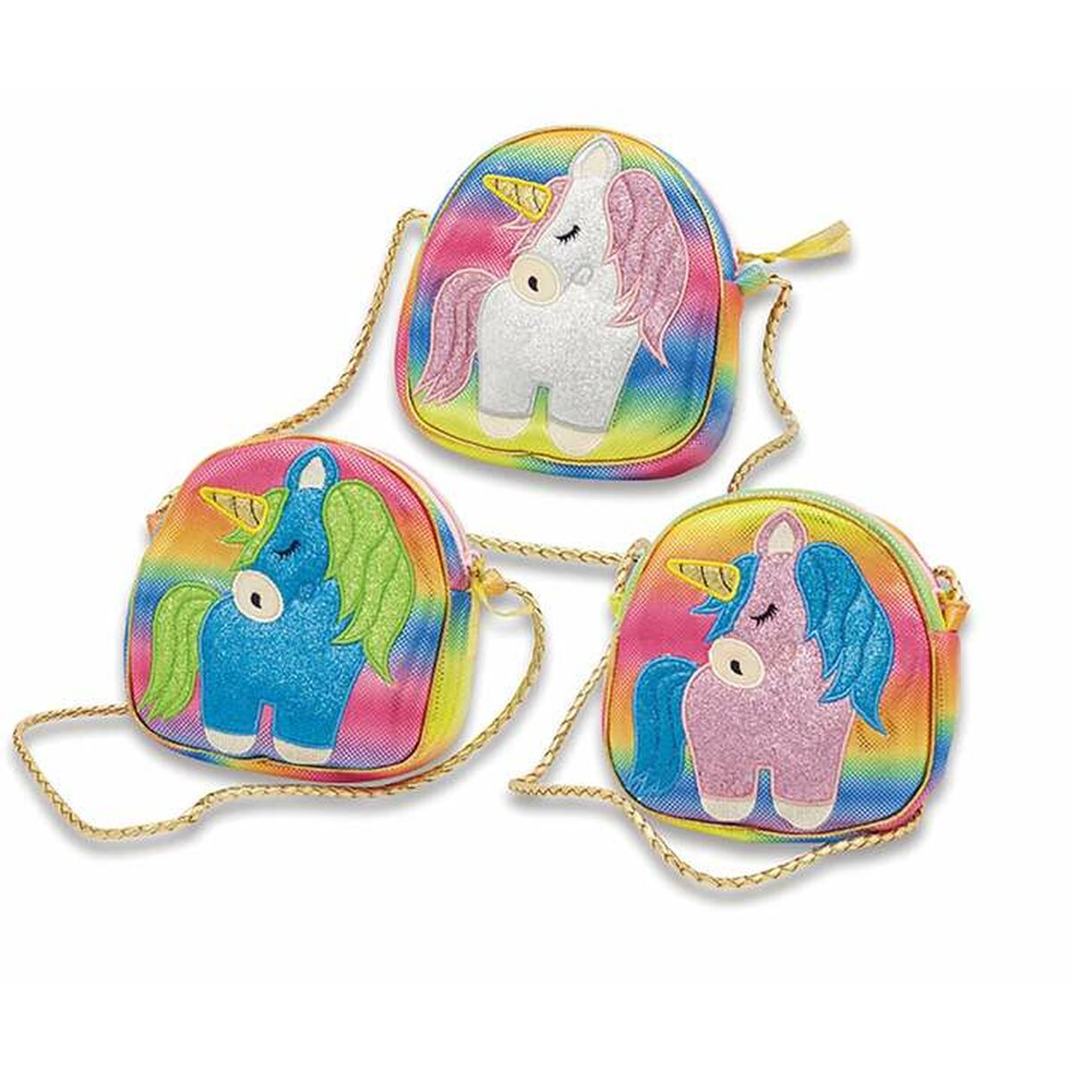 Bolso Bandolera 20 cm Infantil Unicornio