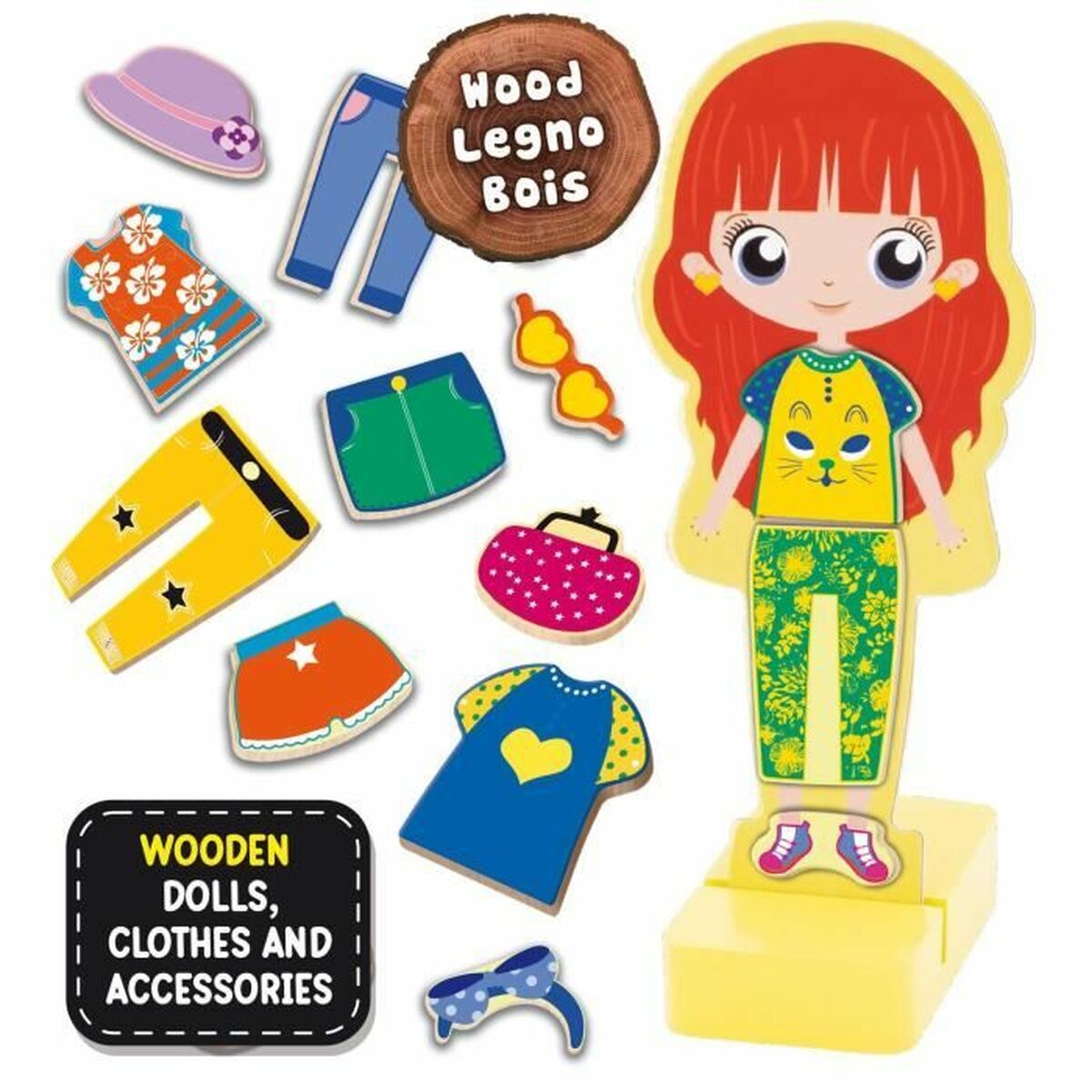 Juego Educativo Lisciani Giochi Magnetic Fashion Doll (FR)