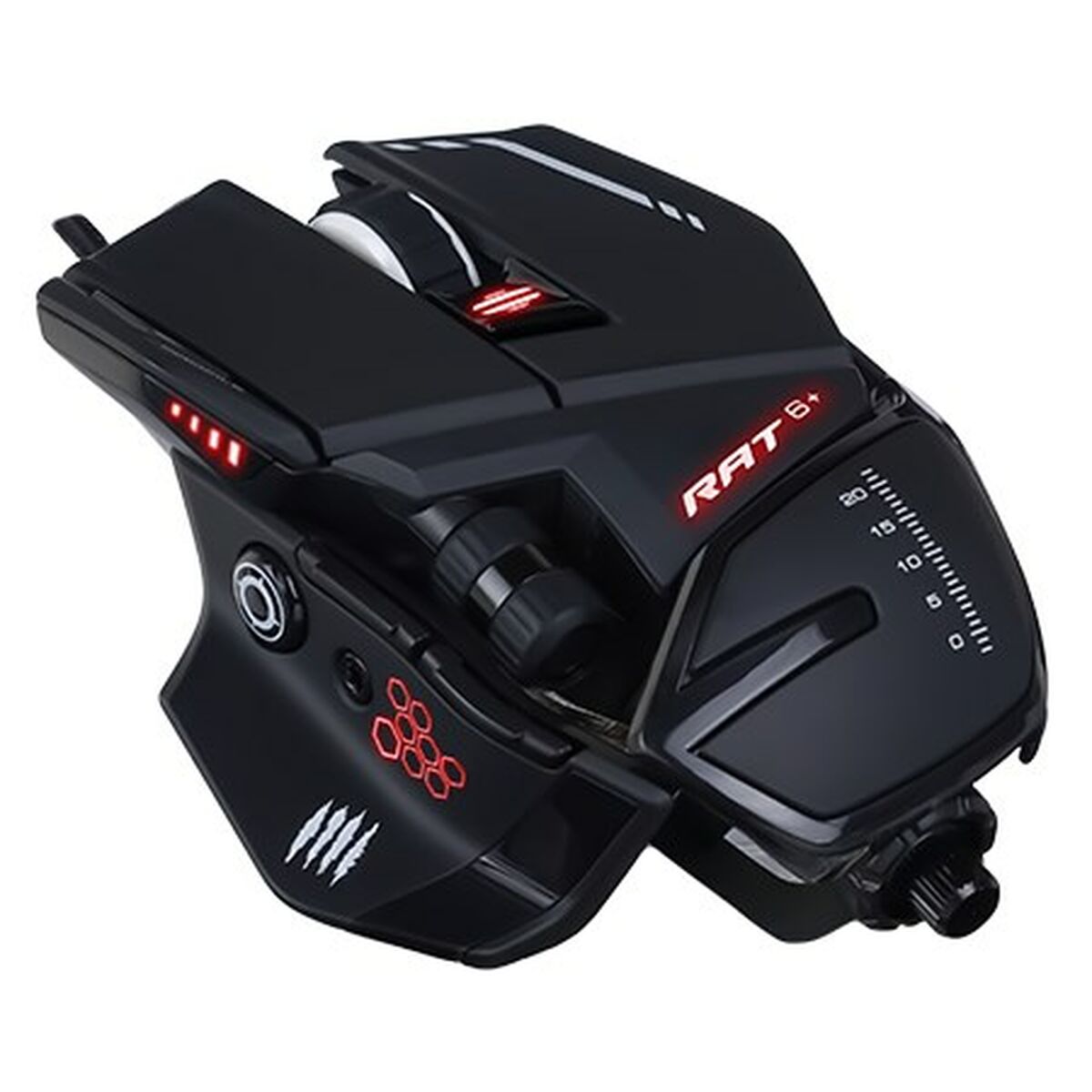 Ratón Inalámbrico Óptico Mad Catz MR04DCINBL000-0 Azul Negro Rojo Verde