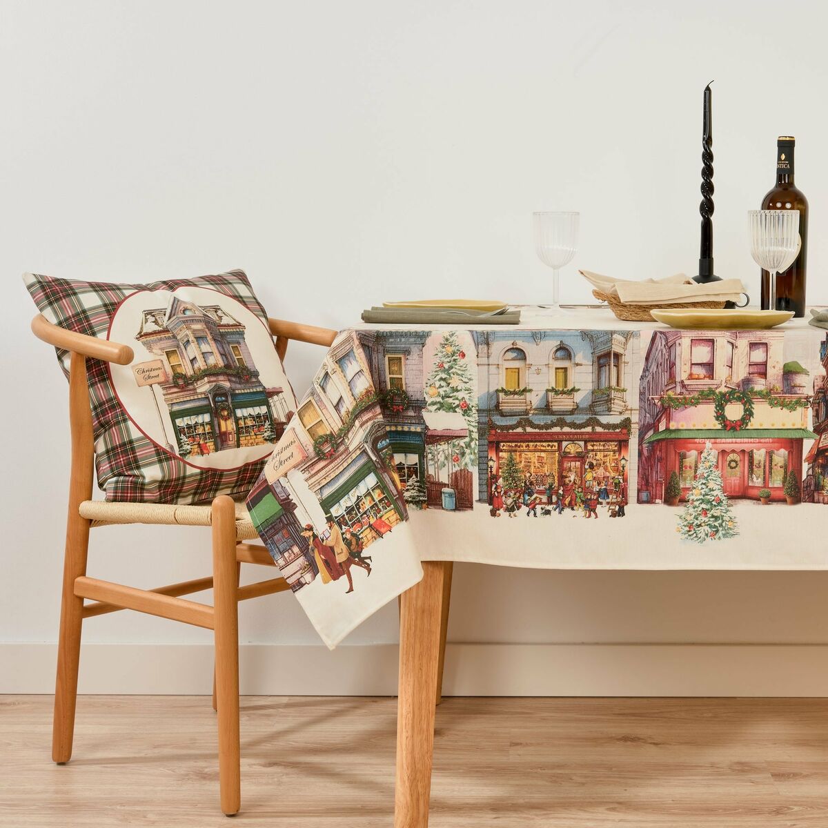 Mantel antimanchas Belum Christmas City Multicolor 240 x 155 cm