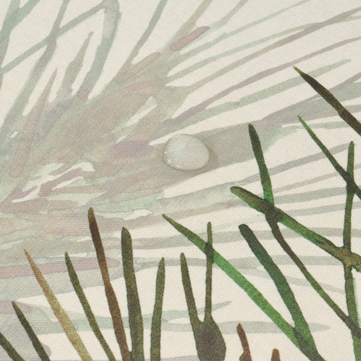 Mantel resinado antimanchas Belum Christmas Flowers Blanco Marrón Rojo Verde 150 x 150 cm