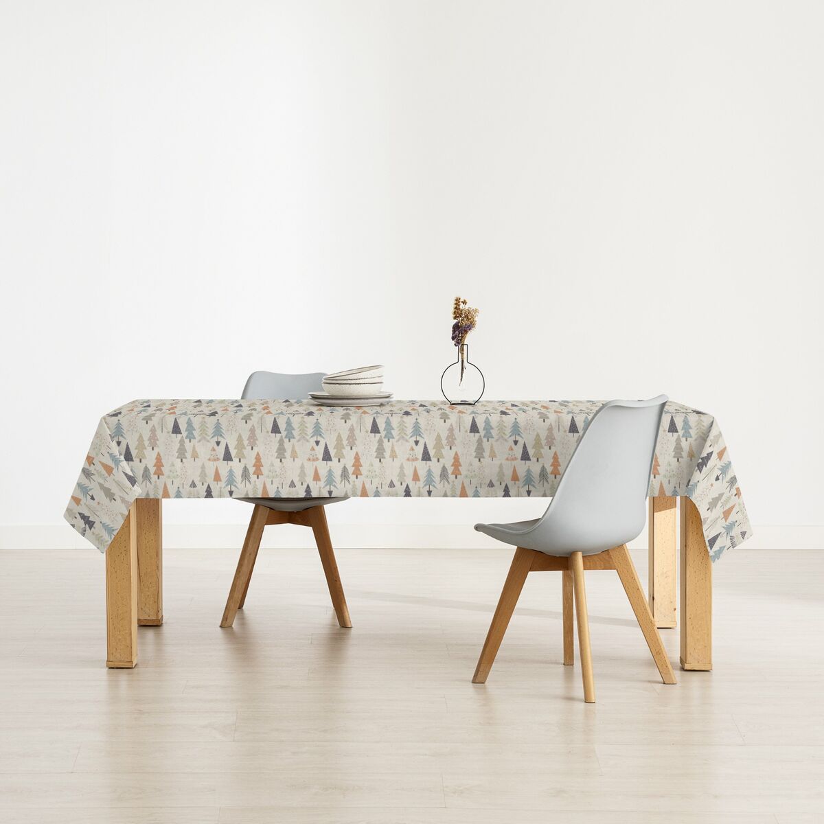 Mantel resinado antimanchas Belum Merry Christmas Multicolor 100 x 150 cm