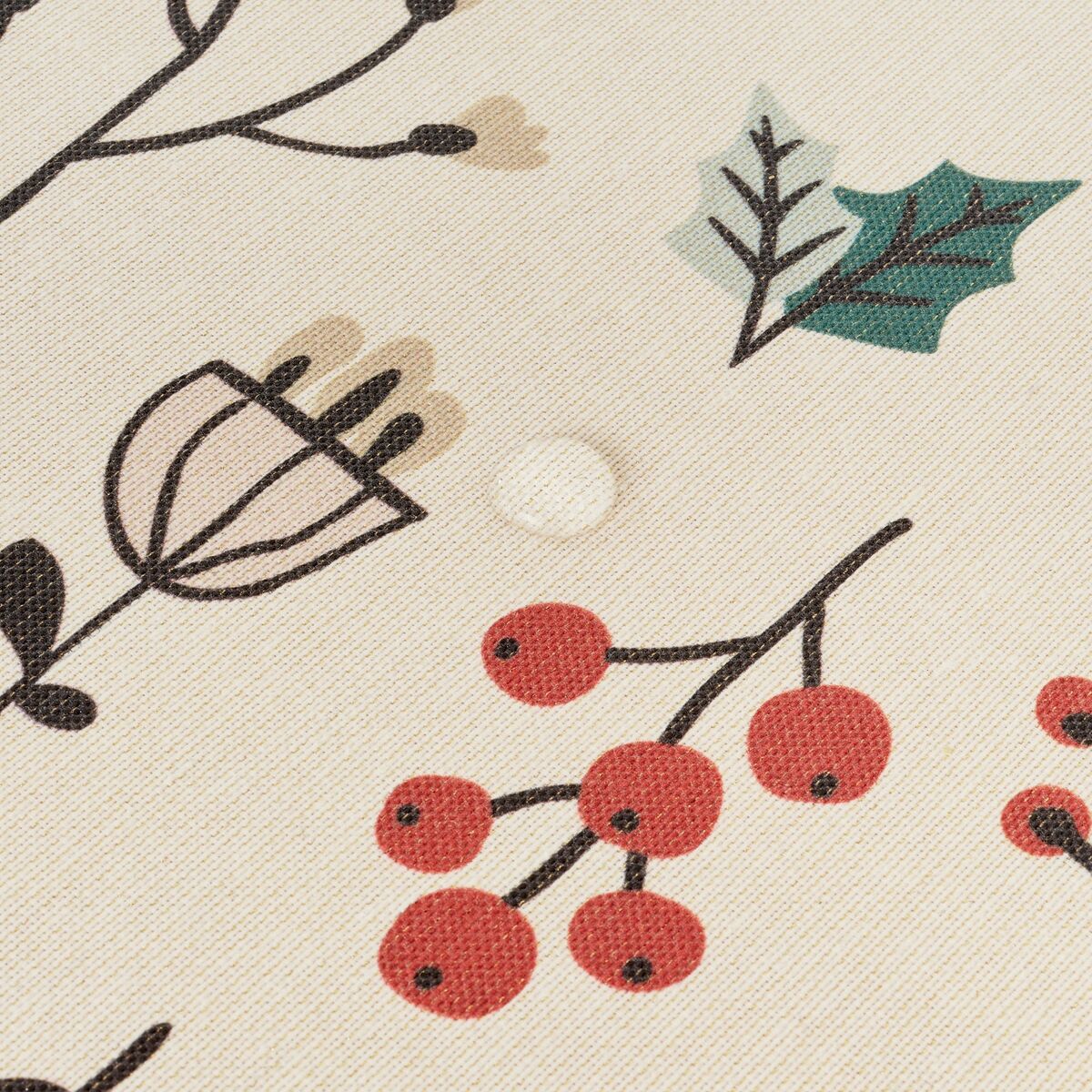 Mantel resinado antimanchas Belum Merry Christmas Multicolor 150 x 150 cm