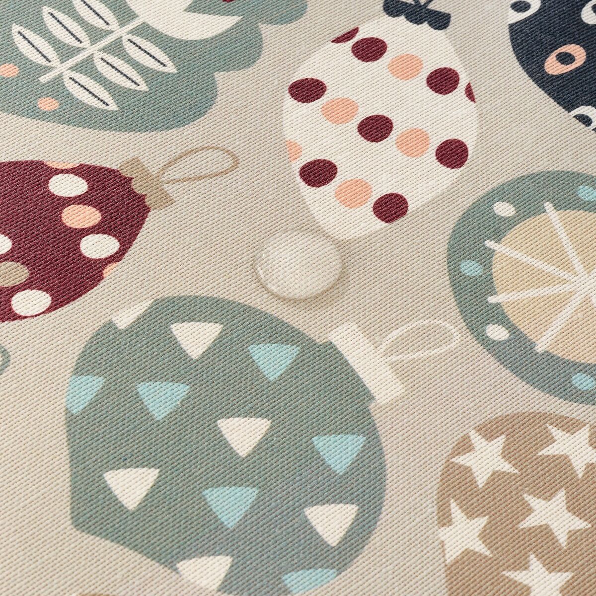 Mantel resinado antimanchas Belum Merry Christmas Multicolor 150 x 150 cm