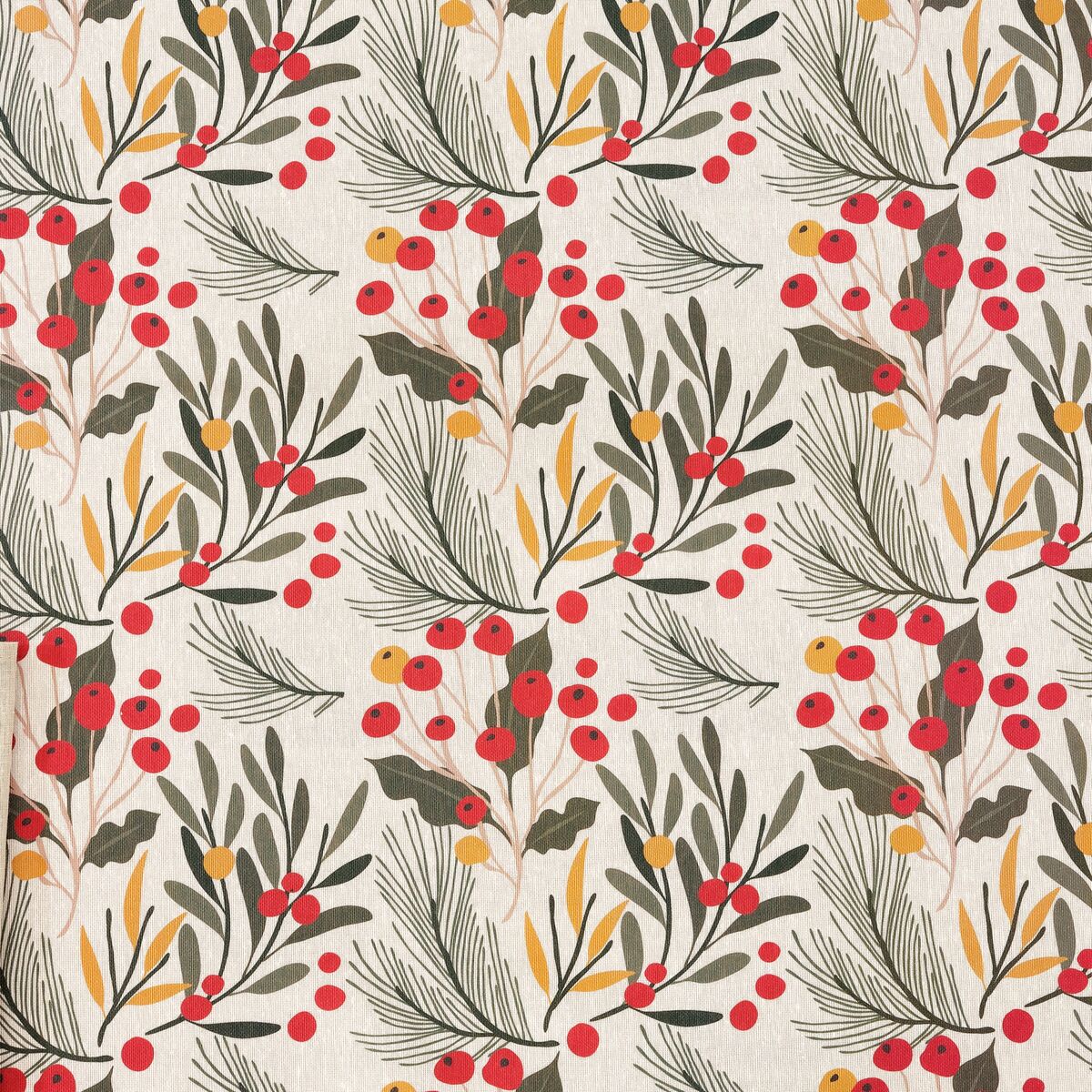 Mantel resinado antimanchas Belum Merry Christmas Multicolor 150 x 150 cm