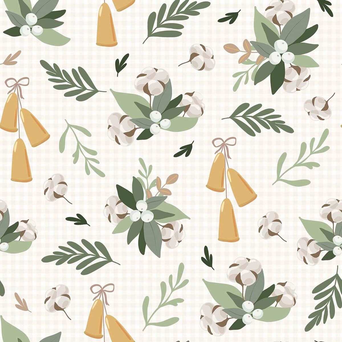 Mantel resinado antimanchas Belum Merry Christmas Multicolor 150 x 150 cm