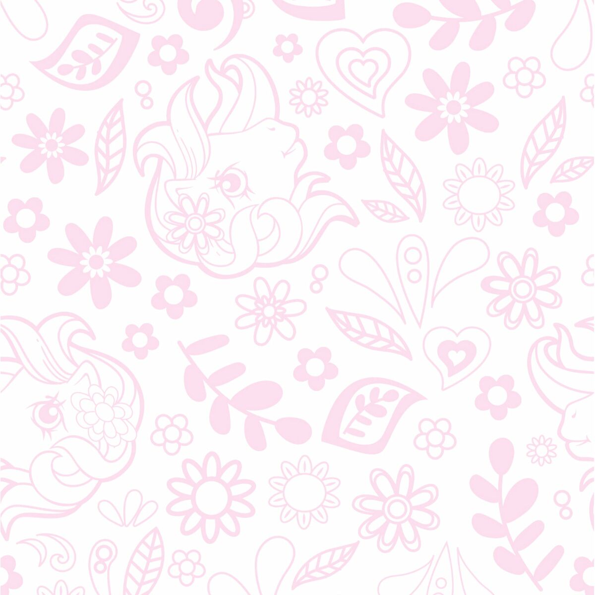 Sábana Bajera Ajustable My Little Pony Multicolor Cama de 105