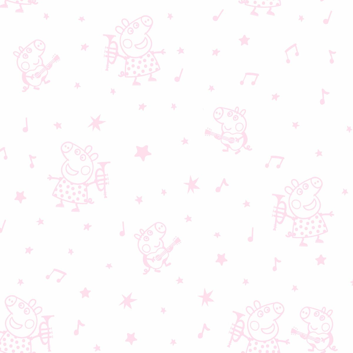 Sábana Bajera Ajustable Peppa Pig Blanco Rosa Cama de 105