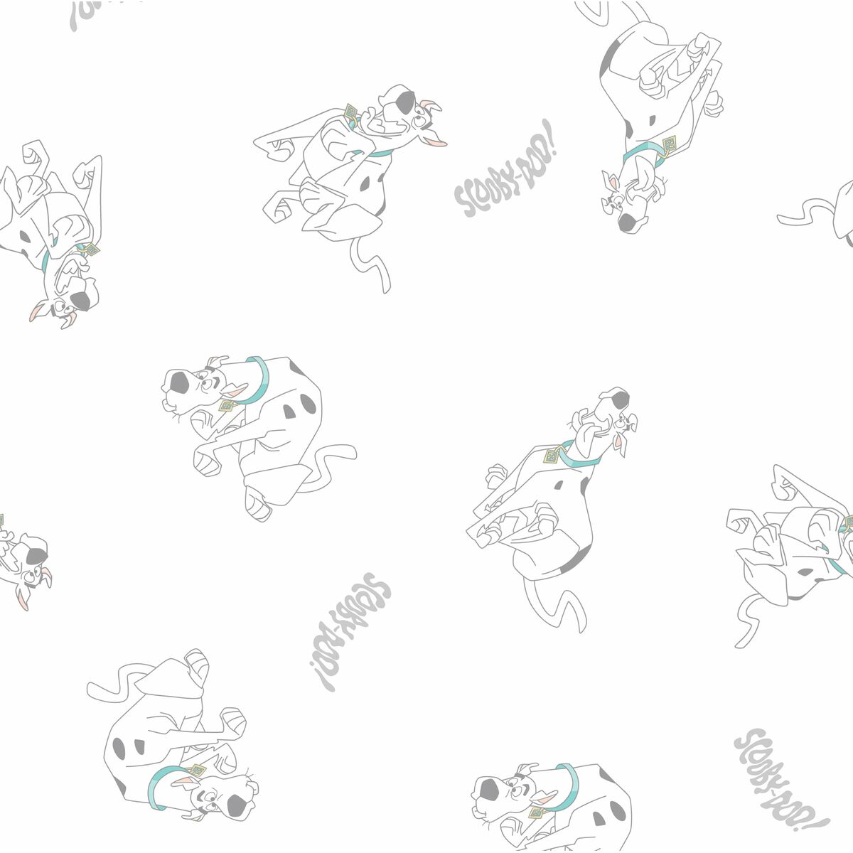 Sábana Bajera Ajustable Scooby-Doo Multicolor Cama de 105