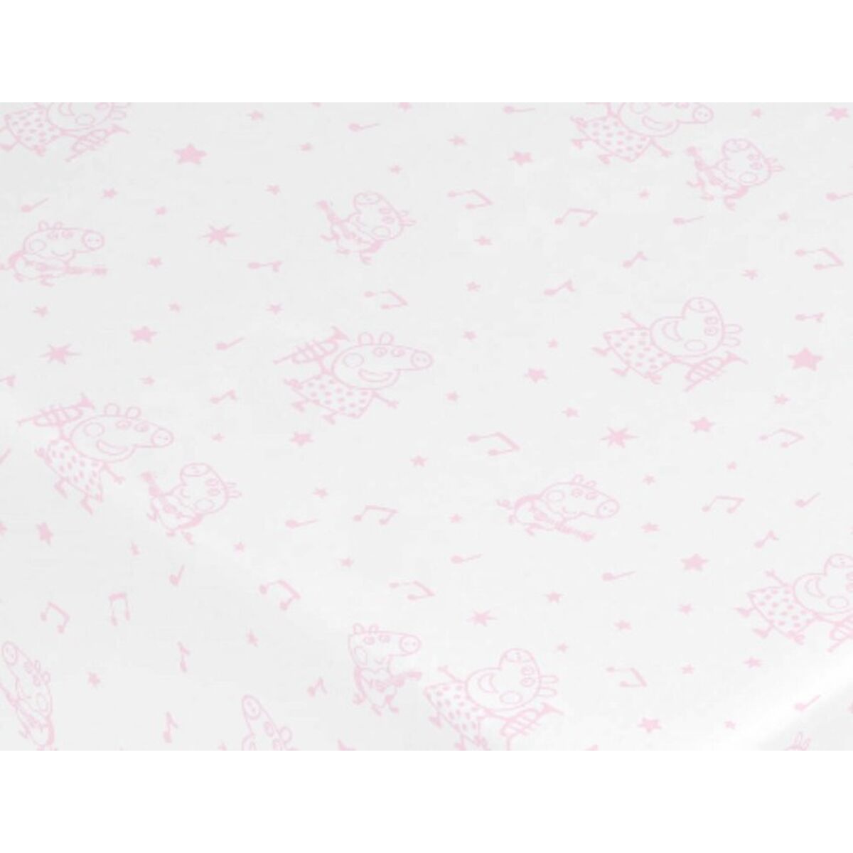 Sábana Bajera Peppa Pig Blanco Rosa