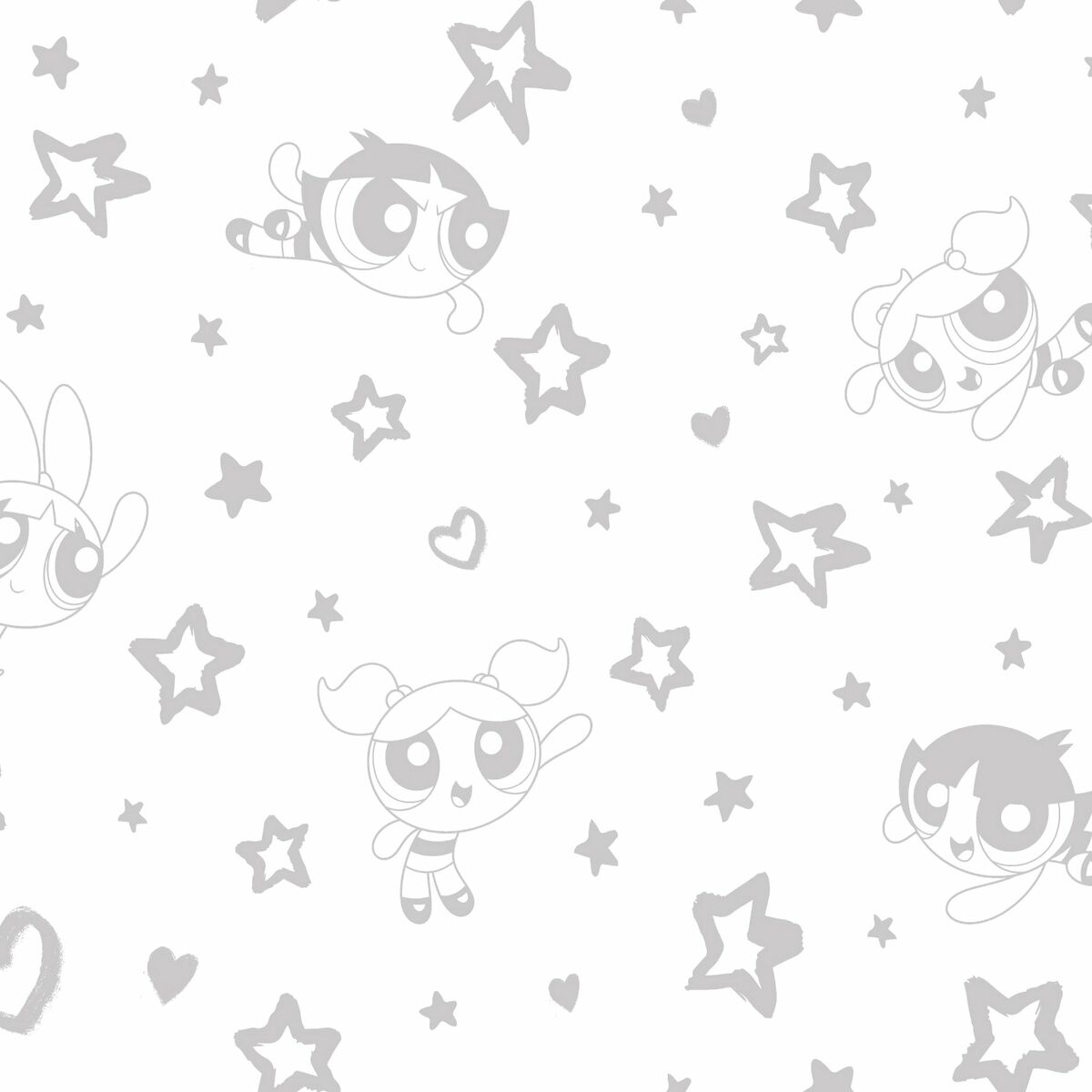 Sábana Bajera Ajustable Powerpuff Girls Powerpuff Girls Multicolor Cama de 105