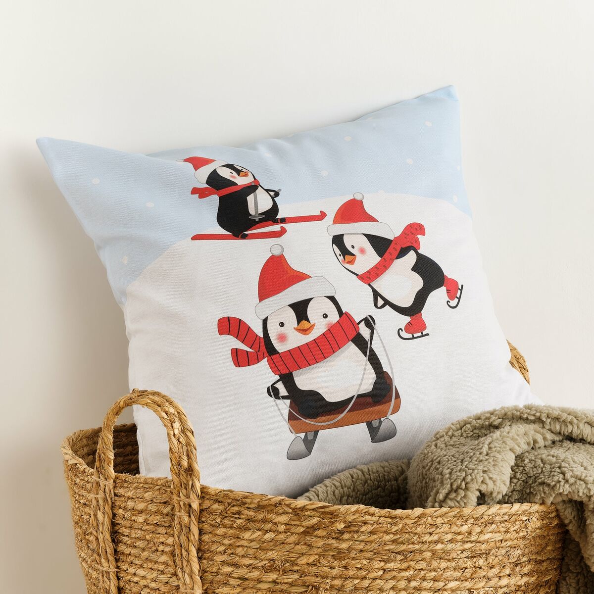 Funda de cojín Belum Laponia Multicolor 50 x 50 cm