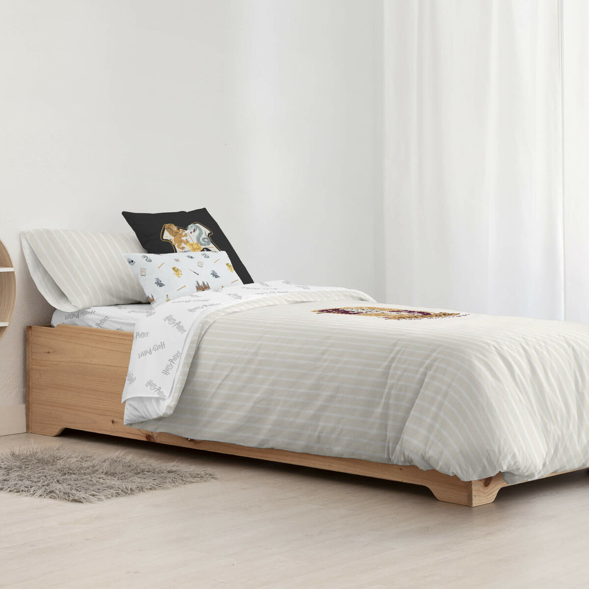 Funda Nórdica Harry Potter Gryffindor Sweet Multicolor 175 Hilos 180 x 220 cm Cama de 105