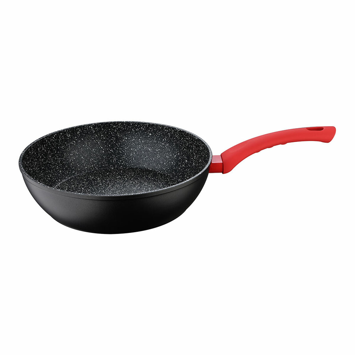 Sartén Wok San Ignacio Toledo SG-6252 Ø 28 cm Negro Aluminio