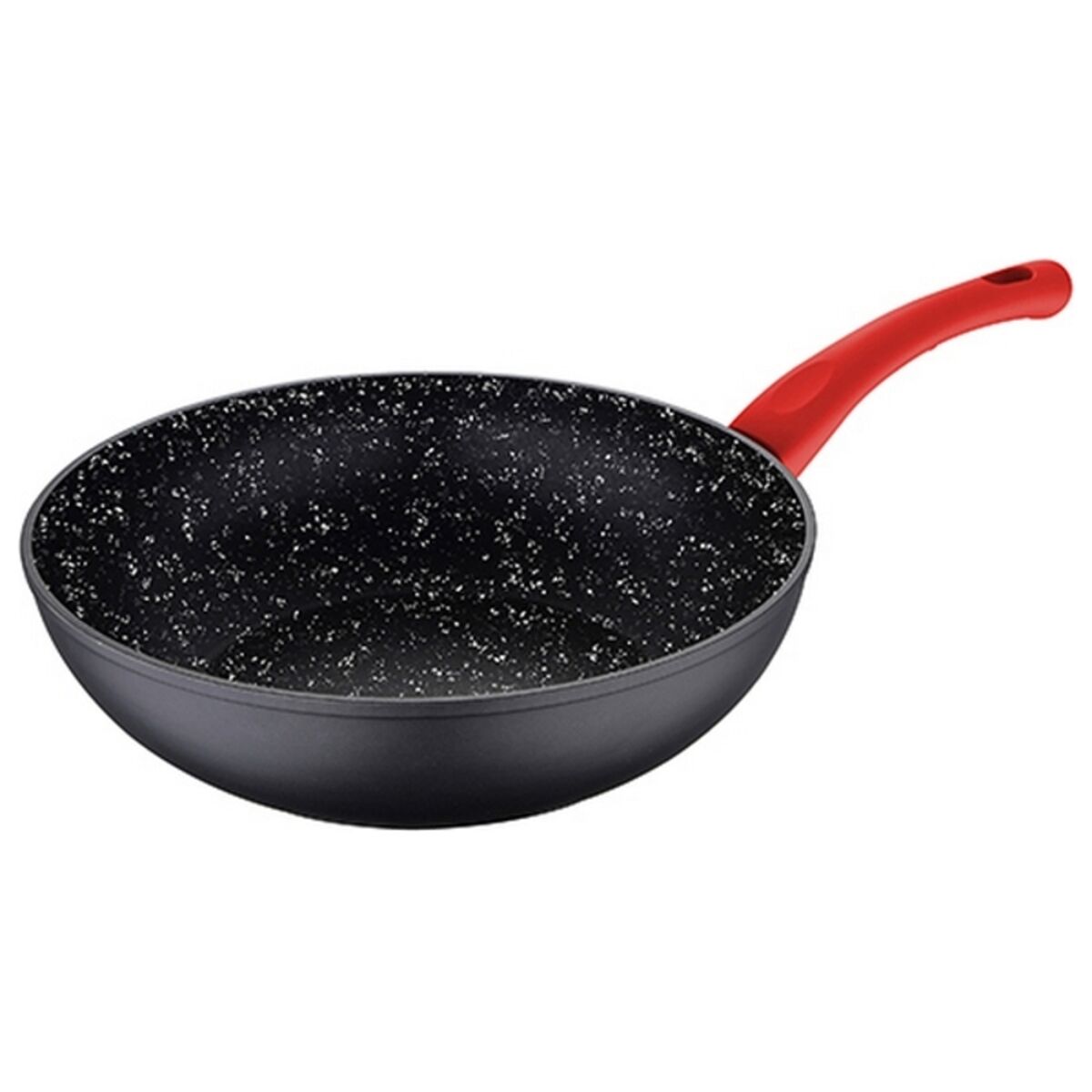 Sartén Wok San Ignacio Toledo SG-6268 Ø 26 cm Negro Aluminio
