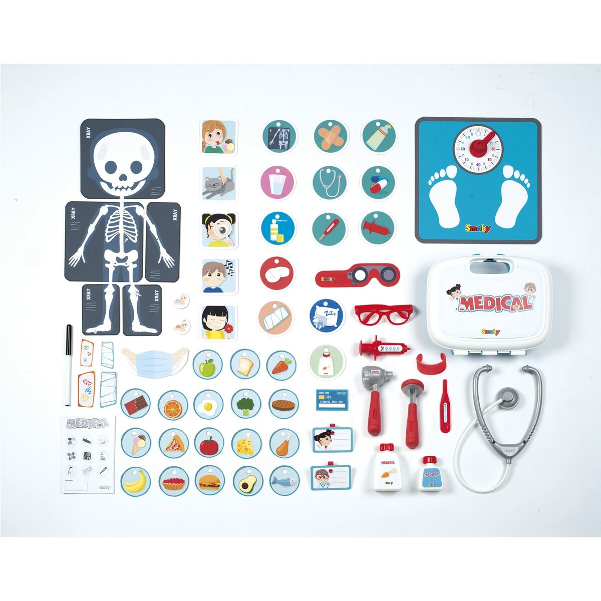 Maletín Médico de Juguete con Accesorios Smoby Cabinet Medical