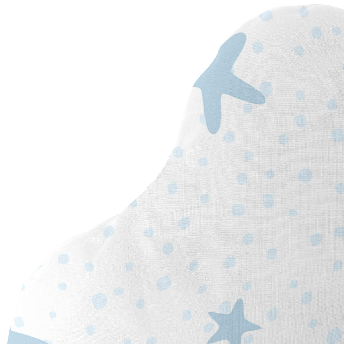 Cojín HappyFriday Basic Azul Estrellas 60 x 40 cm