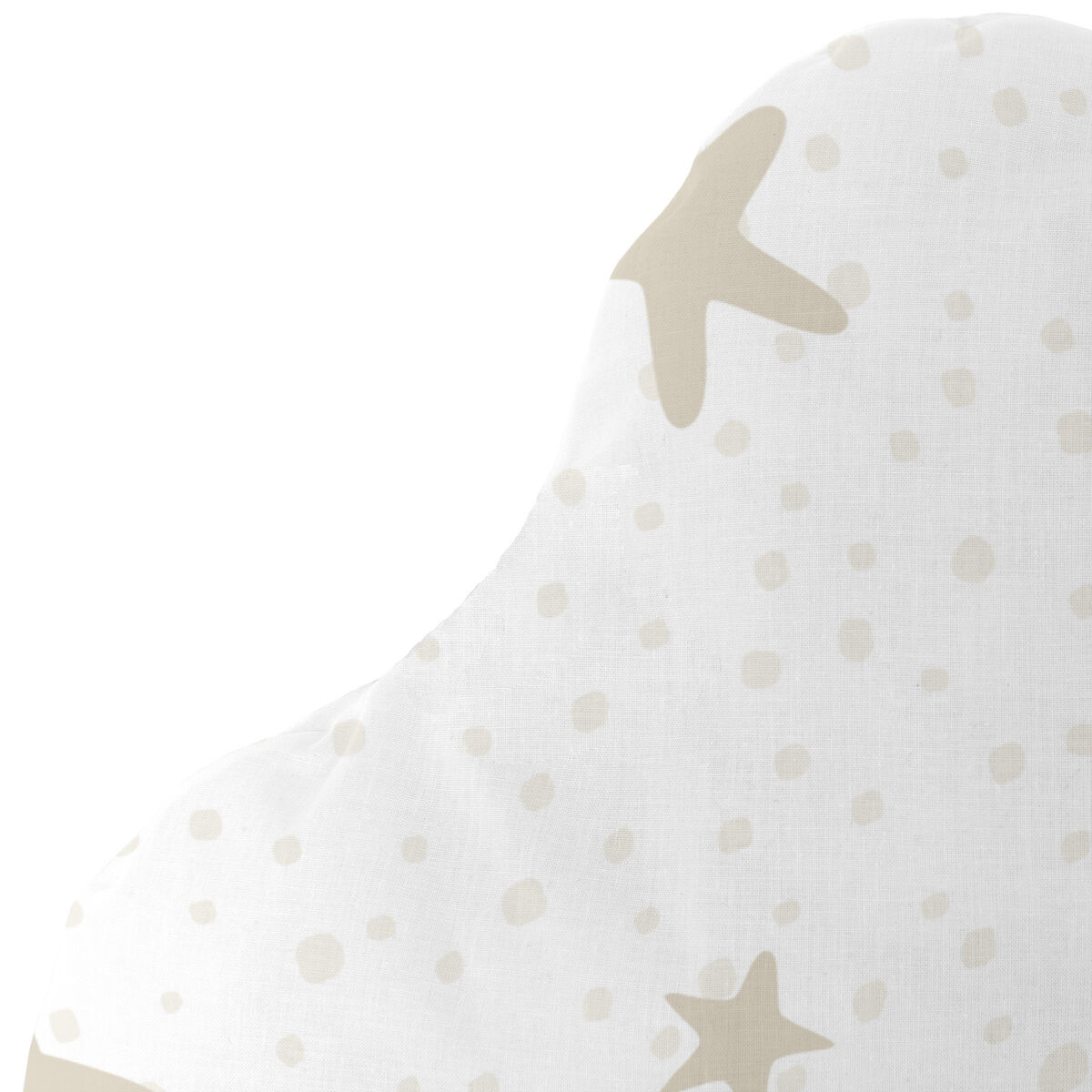 Cojín HappyFriday Basic Beige Estrellas 60 x 40 cm