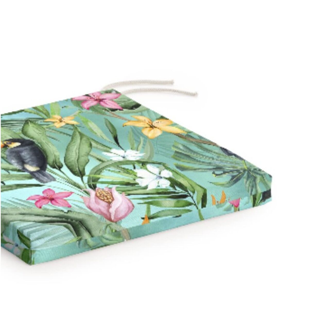 Cojín para sillas Belum 0120-416 Multicolor 40 x 5 x 40 cm Tucán