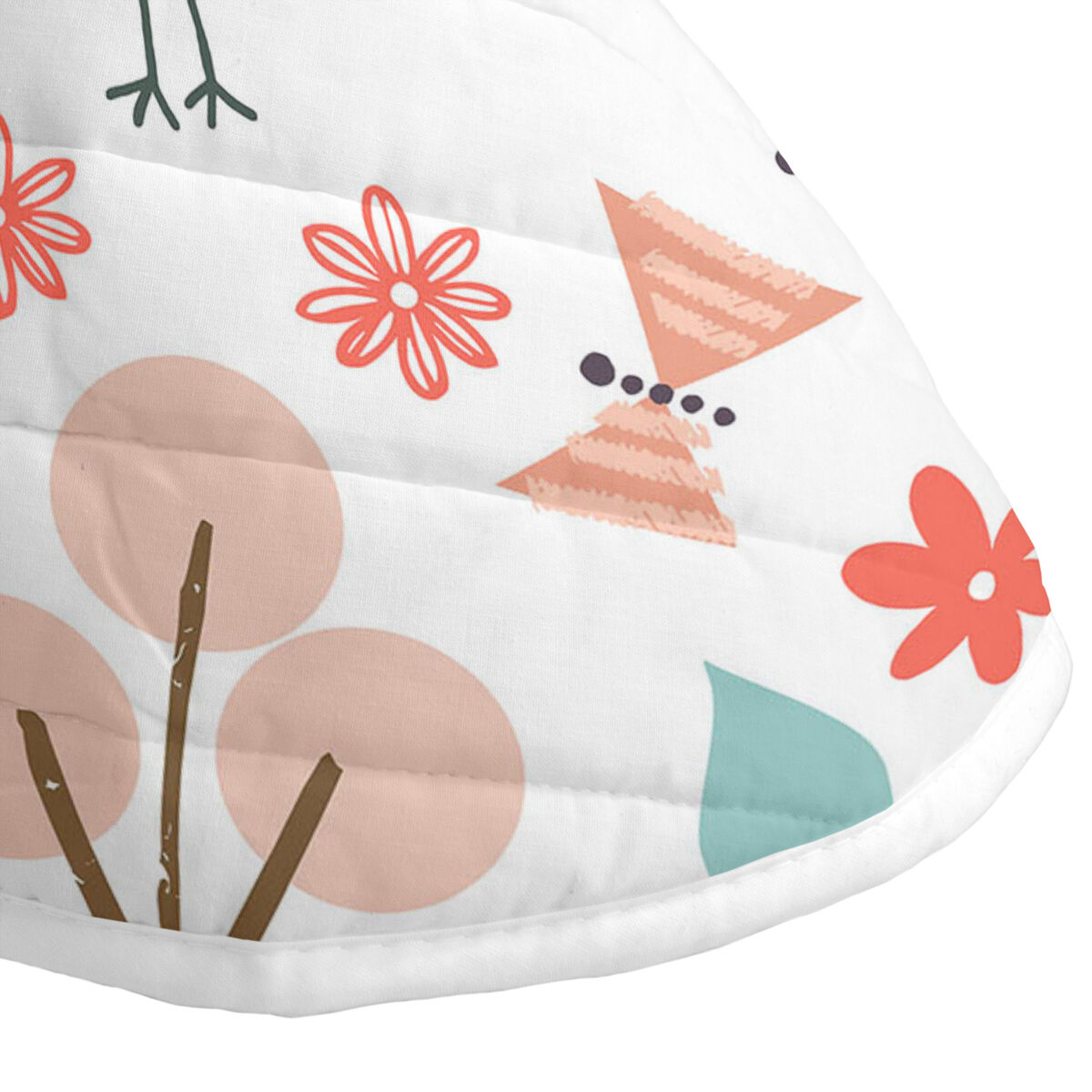 Colcha HappyFriday Moshi Moshi Multicolor 180 x 260 cm Ciervo Bosque