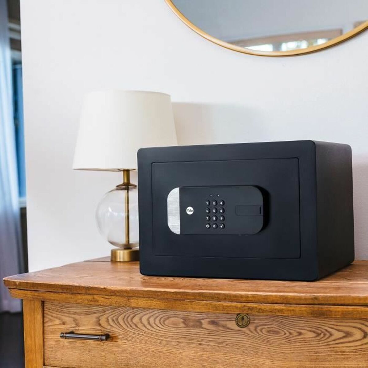 Caja Fuerte con Cerradura Electrónica Yale Negro