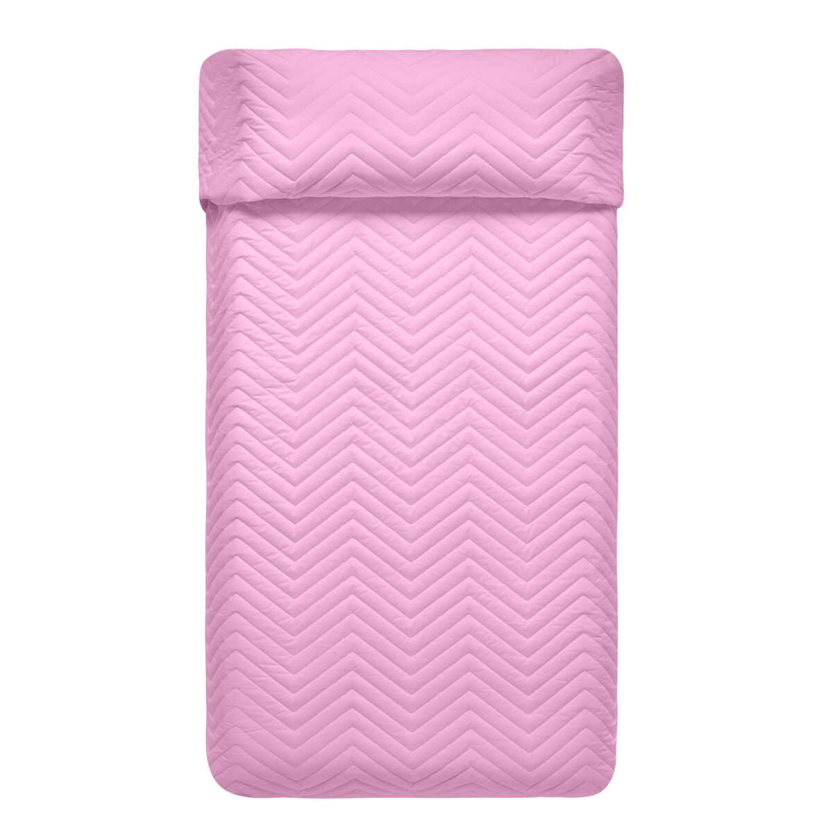 Colcha HappyFriday Basic Kids Arista Rosa 180 x 260 cm