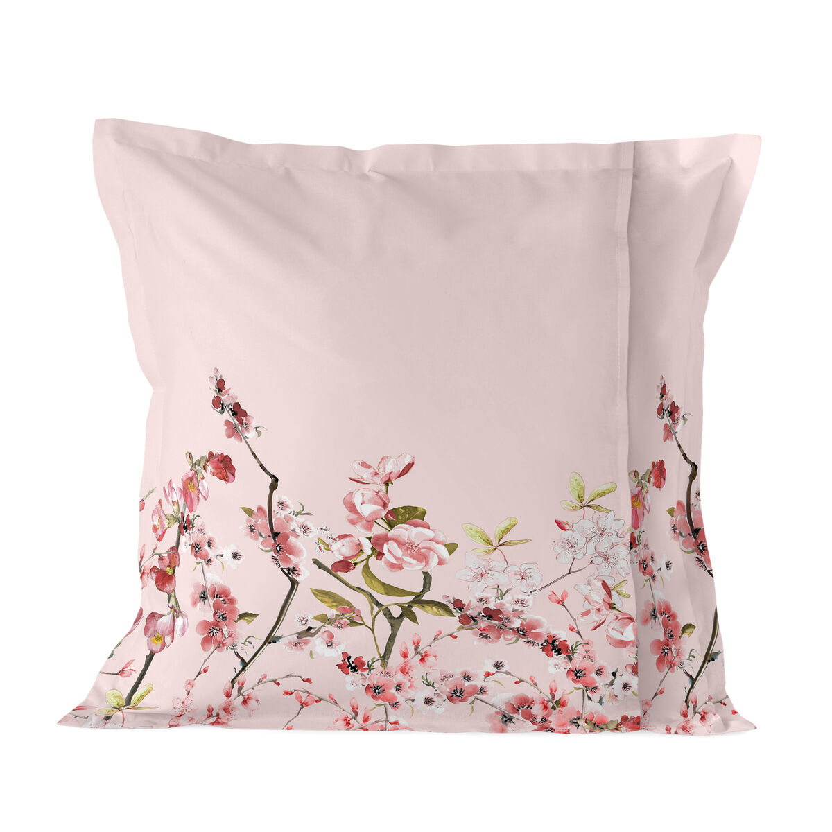 Funda de almohada HappyFriday Chinoiserie rose Multicolor 60 x 60 cm