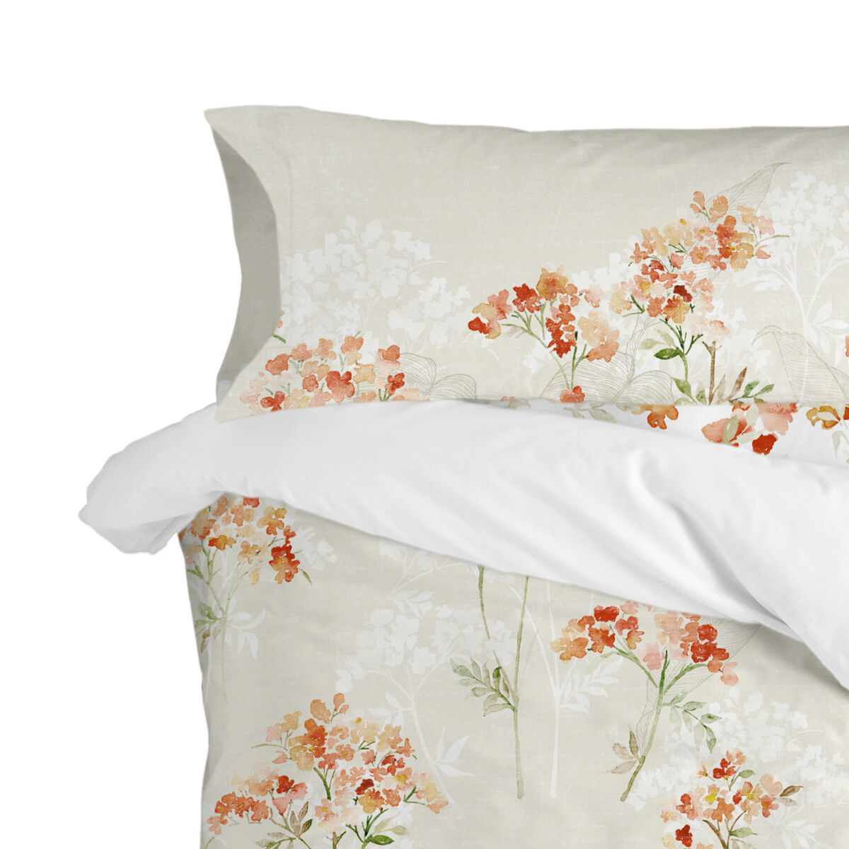 Funda de almohada HappyFriday Riomaggiore Multicolor 45 x 110 cm (2 Unidades)